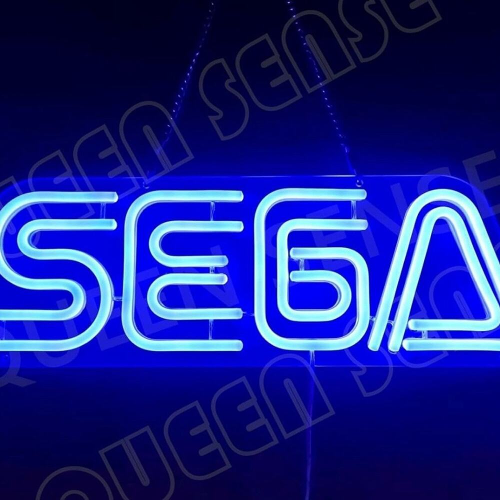 SEGA Neon Sign Night Light Room Wall Decoration